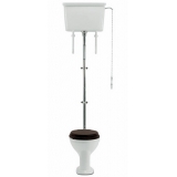 Gentry Home Nouveau унитаз с бачком на трубе 54,5 х 67 см