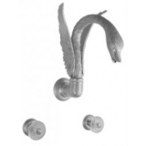 Cristal-et-bronze CYGNE AIL Flamingo 25007