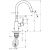 Hansgrohe Talis S² Variarc  Смеситель для кухни, однорычажный, с выдвижным изливом