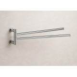 WINDISCH Полотенцедержатель 2-ой поворотный CYLINDER RIBBED Код 85341