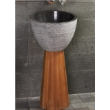 Bati Bali  RATU with teak stand  500x500